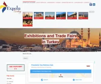 Expointurkey.org(Exhibitions & Trade Shows in Turkey) Screenshot