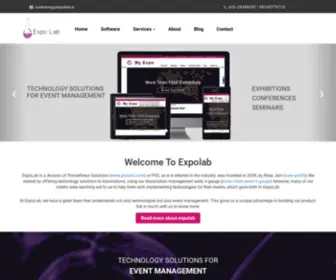 Expolab.in(Technology Solutions For Event Management) Screenshot