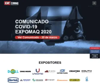 Expomaq.org.mx(Expomaq 2020 Exposición internacional de máquinas) Screenshot