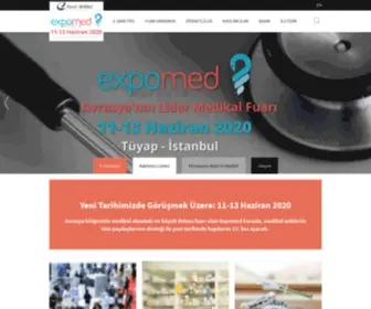 Expomedistanbul.com(Expomed) Screenshot