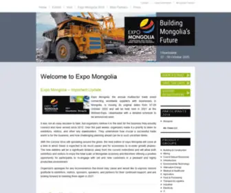 Expomongolia.com(Building Mongolias Future) Screenshot
