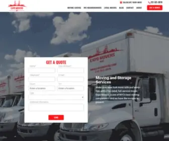 Expomovers.com(NYC Moving Company) Screenshot