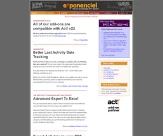 Exponenciel.com(Sage ACT) Screenshot
