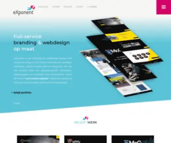 Exponent.be(Creatief branding) Screenshot
