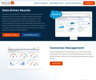 Exponentcasemanagement.com(Exponent Case Management) Screenshot