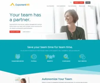 Exponenthr.com(Single Source HR) Screenshot