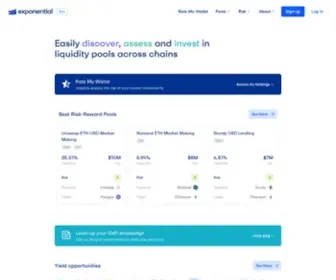 Exponential.fi(Exponential) Screenshot