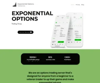 Exponentialoptions.com(Exponential Options Trading Group) Screenshot