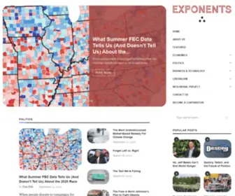 Exponentsmag.org(Exponents) Screenshot