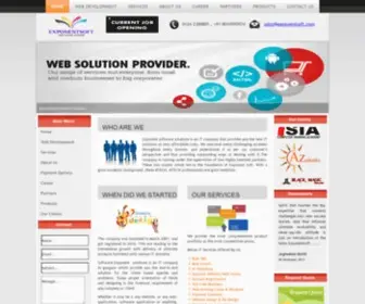 Exponentsoft.com(Best website design company in) Screenshot