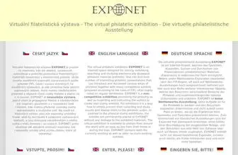 Exponet.info(BIGGEST VIRTUAL INTERNATIONAL PHILATELIC EXHIBITION) Screenshot