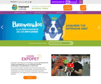 Expopetcolombia.com(EXPOPET Expopet) Screenshot