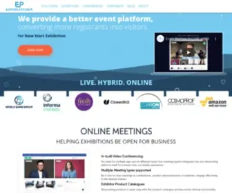 Expoplatform.com(Powerful Management System for Exhibitions) Screenshot