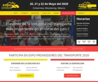 Expoproveedores.mx(Expo Proveedores del Transporte y Logistica Monterrey) Screenshot