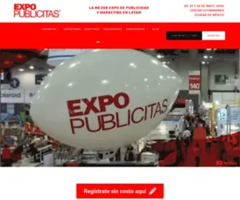 Expopublicitas.com(La Mejor Expo de Publicidad y Marketing en México y Latinoamérica) Screenshot