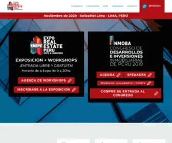 Exporealestateperu.com(Expo Real Estate Per) Screenshot