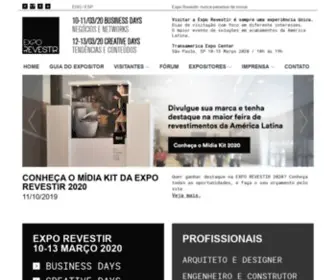 Exporevestir.com.br(Expo Revestir) Screenshot