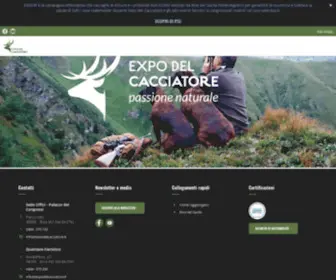 Exporivacacciapescambiente.it(Expo del Cacciatore) Screenshot