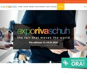 Exporivaschuh.it(Expo Riva Schuh) Screenshot