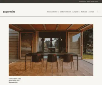 Expormim.es(Wood and Rattan Furniture Made in Spain) Screenshot