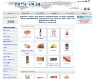 Exportarya.com(Argentina) Screenshot