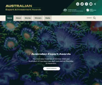 Exportawards.gov.au(Australian Export Awards) Screenshot