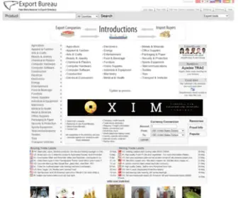 Exportbureau.com(Manufacturers) Screenshot