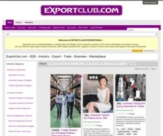 Exportclub.com(B2B) Screenshot