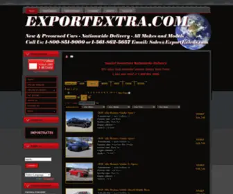 Exportextras.com(New-Used Cars, Mercedes-Benz, Lexus, Porsche, Toyota, All Makes Nationwide Delivery) Screenshot