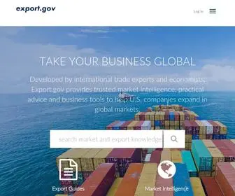 Export.gov(Export Solutions) Screenshot