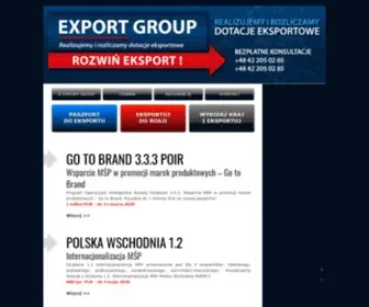 Exportgroup.pl(Domena) Screenshot