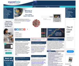 Exporthelp.co.za(Home) Screenshot