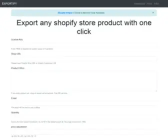 Exportify.me(Exportify) Screenshot