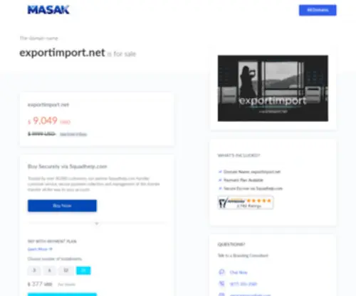 Exportimport.net(Web directory) Screenshot