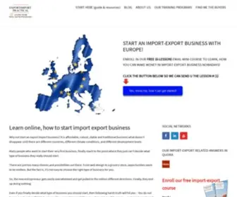 Exportimportpractical.com(Successfully Start Import Export Business) Screenshot
