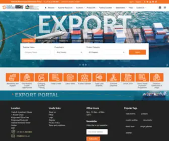 ExportkZN.co.za(TIKZN Export Information Portal) Screenshot