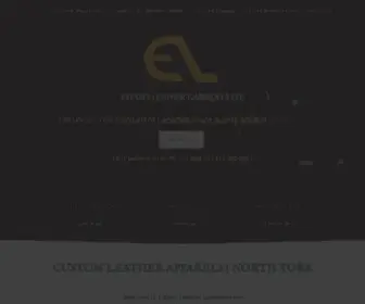 Exportleather.ca(Export Leather Garments Ltd) Screenshot