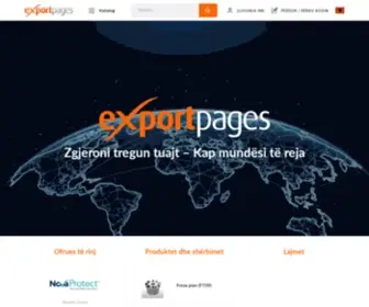 Exportpages.al(B2B-Plattforma e Exportpages) Screenshot