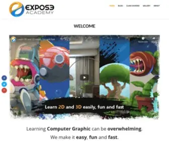 Exposeacademy.com(Expose Academy) Screenshot