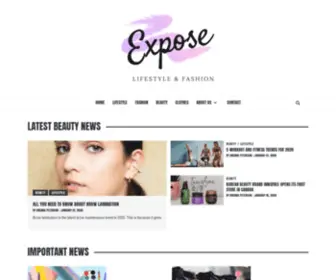 Exposemag.ca(Expose Lifestyle & Fashion Magazine) Screenshot