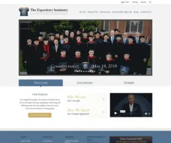 Expositors.org(Expositors Seminary) Screenshot