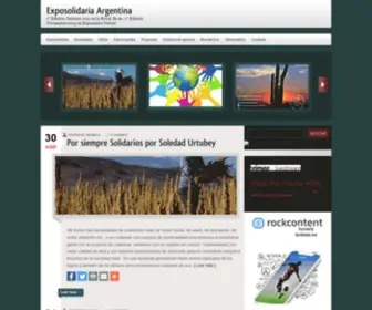 Exposolidaria.com.ar(1° Edición) Screenshot