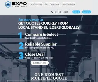 Expostandzone.com(Exhibition Stand Builders & Booth Contractors) Screenshot