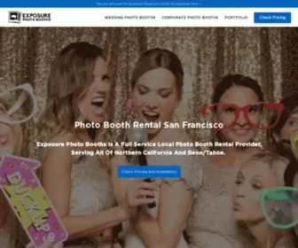 Exposure-Photobooths.com(Photo Booth Rental San Francisco) Screenshot