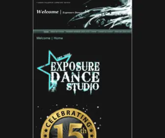 Exposuredancestudio.com(Exposure Dance) Screenshot