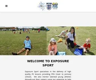 Exposuresport.website(Exposure Sport) Screenshot