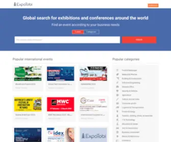 Expotobi.com(Events) Screenshot