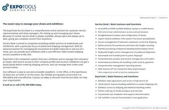 Expotoolkit.com(Show Management Solutions) Screenshot