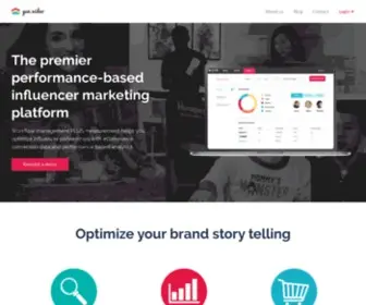 Expotv.com(Influencer marketing platform) Screenshot