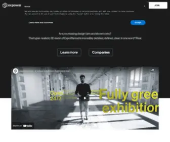 Expowanted.com(A virtual exhibition that looks real) Screenshot